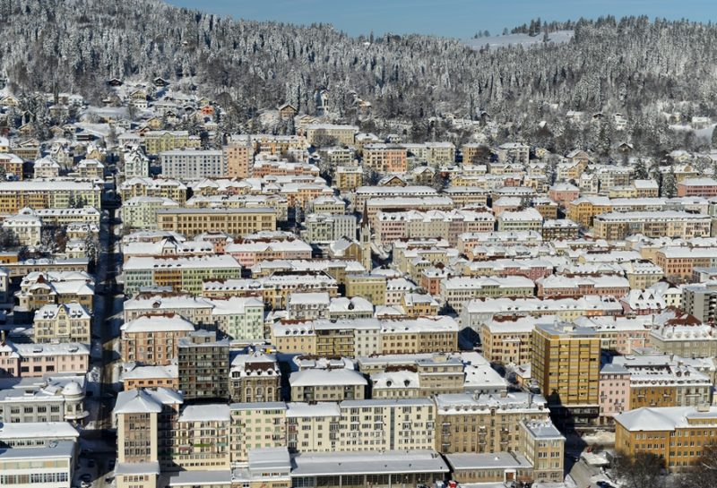 La Chaux-de-Fonds in winter, credit www.la-chaux-de-fonds.ch